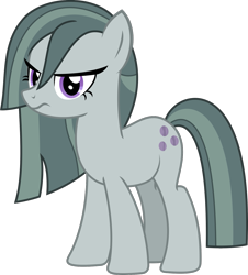 Size: 1261x1395 | Tagged: safe, alternate version, artist:sketchmcreations, imported from derpibooru, marble pie, earth pony, pony, alternate hairstyle, angry, female, frown, mare, personality swap, pi day, simple background, solo, transparent background, vector