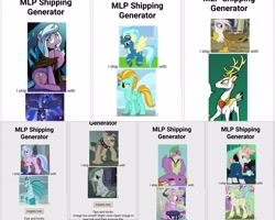 Size: 4096x3276 | Tagged: safe, artist:gojira1604shinomura, idw, imported from derpibooru, aestuarium, gilda, king aspen, lightning dust, lilac luster, marble pie, misty fly, princess luna, radiant hope, silverstream, sonata dusk, spike, spot, svengallop, crystal pony, deer, diamond dog, griffon, hippogriff, pony, siren, aspilda, background character, background hippogriff, background pony, gigachad spike, lunahope, mistdust, older, older spike, shipping, sonatastream, spikelac, spotble, svenarium, wonderbolts