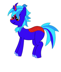 Size: 1200x1414 | Tagged: safe, artist:trixiecutiepox, imported from derpibooru, oc, oc only, oc:trixie cutiepox, kirin, pony, female, kirin oc, simple background, solo, transparent background