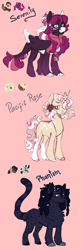 Size: 2000x6000 | Tagged: safe, artist:orphicswanart, imported from derpibooru, oc, oc:pacific rose, oc:phantom, oc:serenity, hybrid, unicorn, alternate universe, au:chaoticverse, interspecies offspring, magical gay spawn, offspring, parent:capper dapperpaws, parent:scorpan, parent:tempest shadow, parent:trenderhoof, parent:zecora, parent:zephyr breeze, parents:cappercora, parents:tempan, parents:trenderbreeze, solo