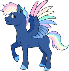 Size: 884x907 | Tagged: safe, artist:malphym, imported from derpibooru, oc, pegasus, pony, colored wings, magical lesbian spawn, male, multicolored wings, offspring, parent:night glider, parent:rainbow dash, parents:rainbowglider, simple background, solo, stallion, transparent background, wings
