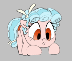 Size: 338x287 | Tagged: safe, anonymous artist, imported from derpibooru, cozy glow, pony, aggie.io, crouching, female, filly, foal, lowres, mare, open mouth, simple background, solo