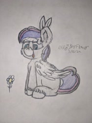 Size: 3024x4032 | Tagged: safe, artist:lunastaralight, imported from derpibooru, oc, oc only, pegasus, pony, g5, my little pony: a new generation, pencil, simple background, sketch, solo, traditional art, white background