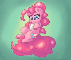 Size: 2990x2527 | Tagged: safe, artist:leadhooves, imported from derpibooru, pinkie pie, earth pony, pony, abstract background, cup, cute, diapinkes, drink, drinking, drinking straw, female, high res, hoof hold, mare, smiling, solo, unshorn fetlocks