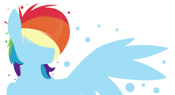 Size: 5500x3000 | Tagged: safe, artist:dacaoo, imported from derpibooru, rainbow dash, pegasus, pony, absurd resolution, female, minimalist, simple background, solo, transparent background