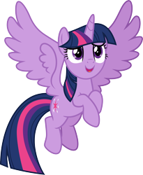 Size: 3000x3655 | Tagged: safe, artist:cloudy glow, imported from derpibooru, twilight sparkle, alicorn, pony, uprooted, .ai available, cute, female, flying, full body, high res, hooves, horn, mare, open mouth, open smile, simple background, smiling, solo, spread wings, tail, transparent background, twiabetes, twilight sparkle (alicorn), vector, wings