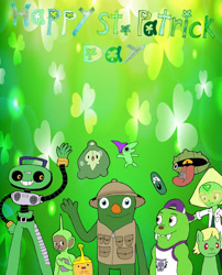 Size: 2545x3157 | Tagged: safe, imported from derpibooru, wensley, adventure time, bugsnax, chandlo funkbon, crossover, deltarune, dipsy, duosion, gem, glep, green, holiday, k k, larry the cucumber, peridot, peridot (steven universe), pokémon, saint patrick's day, shamrock, slime princess, smiling friends, spenp, steven universe, teletubbies, triffany lottablog, veggietales, yo-kai watch