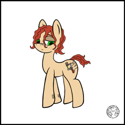 Size: 1024x1024 | Tagged: safe, artist:dice-warwick, imported from derpibooru, oc, oc only, oc:plasma cutter, earth pony, pony, fallout equestria, female, implied abuse, implied self harm, mare, scar, scarred, simple background, solo, transparent background