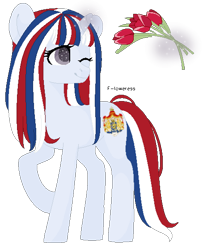 Size: 454x559 | Tagged: safe, artist:fioweress, imported from derpibooru, pony, flower, nation ponies, netherlands, ponified, simple background, solo, transparent background, tulip