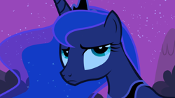 Size: 1920x1080 | Tagged: safe, imported from derpibooru, screencap, princess luna, alicorn, pony, luna eclipsed, season 2, female, frown, luna is not amused, mare, solo, unamused