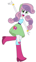 Size: 472x804 | Tagged: safe, artist:sunsetshimmer333, imported from derpibooru, sweetie belle, equestria girls, adult, alternate clothes, alternate hairstyle, belt, boots, clothes, clothes swap, high heel boots, older, older sweetie belle, shirt, shoes, simple background, skirt, solo, transparent background