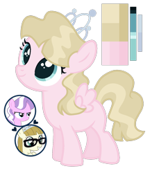 Size: 1100x1200 | Tagged: safe, artist:monochrome-sunsets, imported from derpibooru, diamond tiara, zippoorwhill, oc, pegasus, pony, female, filly, foal, full body, hooves, magical lesbian spawn, offspring, parent:diamond tiara, parent:zippoorwhill, pegasus oc, reference sheet, show accurate, simple background, smiling, spread wings, standing, tail, transparent background, two toned mane, two toned tail, wings