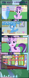 Size: 991x2675 | Tagged: safe, artist:shootingstarsentry, imported from derpibooru, starlight glimmer, trixie, pony, unicorn, comic:the next generation, comic, starlight's office, twilight's castle