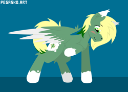 Size: 2496x1796 | Tagged: safe, artist:pegasko, imported from derpibooru, oc, oc only, oc:inex code, pegasus, blushing, lineless, looking down, pegasus oc, simple background, solo, vector