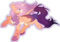 Size: 1294x905 | Tagged: safe, artist:stormcloud-yt, imported from derpibooru, oc, oc only, alicorn, pony, alicorn oc, collaboration, horn, looking back, raised hoof, simple background, solo, transparent background, wings