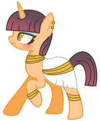Size: 852x1036 | Tagged: safe, artist:princess-kitsune-tsu, imported from derpibooru, oc, pony, unicorn, base used, egyptian, egyptian pony, female, mare, simple background, solo, transparent background