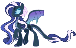 Size: 1280x817 | Tagged: safe, artist:princess-kitsune-tsu, imported from derpibooru, oc, dracony, dragon, hybrid, female, magical lesbian spawn, offspring, parent:nightmare rarity, parent:princess ember, simple background, solo, transparent background