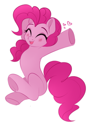 Size: 2307x3150 | Tagged: safe, artist:vetta, imported from derpibooru, pinkie pie, earth pony, pony, cute, diapinkes, simple background, solo, white background