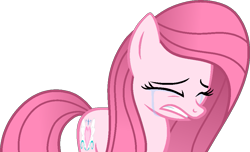 Size: 957x581 | Tagged: safe, artist:muhammad yunus, imported from ponybooru, oc, oc:annisa trihapsari, earth pony, pony, crying, digital art, eyes closed, female, mare, simple background, transparent background