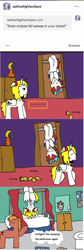 Size: 1058x3166 | Tagged: safe, artist:ask-luciavampire, imported from derpibooru, oc, alicorn, earth pony, pony, undead, vampire, vampony, ask, sleeping, tumblr