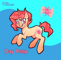 Size: 1440x1407 | Tagged: safe, artist:seasemissary, imported from derpibooru, oc, oc:day peep, pony, unicorn, female, magical lesbian spawn, mare, offspring, parent:princess celestia, parent:sunset shimmer, parents:sunsestia, solo