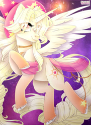 Size: 1920x2647 | Tagged: safe, artist:sk-ree, imported from derpibooru, oc, oc:luminescent dawn, alicorn, pony, female, mare, solo