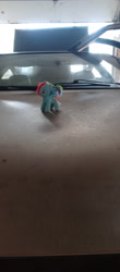 Size: 1828x4160 | Tagged: safe, imported from derpibooru, rainbow dash, pegasus, back to the future, car, delorean, irl, photo, plushie