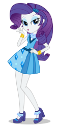 Size: 925x2000 | Tagged: safe, imported from derpibooru, rarity, equestria girls, friendship games, bedroom eyes, clothes, dress, female, hand on hip, high heels, lidded eyes, looking at you, official, open mouth, pose, raised leg, school spirit, shoes, simple background, smiling, solo, style, transparent background, vector, wristband