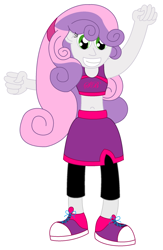 Size: 1448x2225 | Tagged: safe, artist:scoutimusprime, imported from derpibooru, sweetie belle, equestria girls, converse, crossover, exeron fighters, martial arts kids, martial arts kids outfits, shoes, simple background, solo, white background