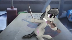 Size: 1920x1080 | Tagged: safe, artist:qianz, derpibooru exclusive, imported from derpibooru, octavia melody, earth pony, pony, musical instrument, solo, violin