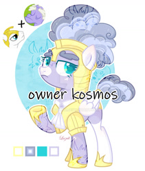 Size: 1280x1517 | Tagged: safe, artist:hoochuu, artist:lazuli0209, imported from derpibooru, randolph, oc, pony, abstract background, base used, eyelashes, helmet, hoof shoes, reference sheet, royal guard, screencap reference, simple background, white background