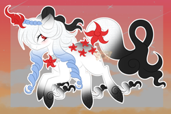 Size: 4500x3000 | Tagged: safe, artist:gihhbloonde, artist:xochicoatlyoliztli, imported from derpibooru, oc, oc only, oc:lis rouge, original species, pony, base used, closed species, commission, solo, solutai