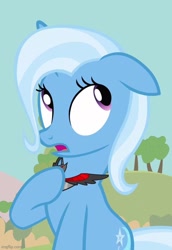 Size: 494x720 | Tagged: safe, edit, edited screencap, imported from derpibooru, screencap, trixie, pony, unicorn, magic duel, alicorn amulet, cropped, evil trixie, floppy ears, imgflip, solo