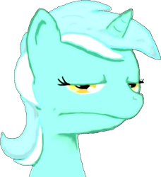 Size: 511x560 | Tagged: dead source, safe, artist:danfango, imported from derpibooru, lyra heartstrings, pony, unicorn, 2011, female, lyra is not amused, mare, simple background, solo, transparent background, unamused