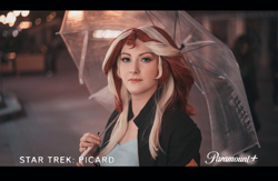 Size: 740x482 | Tagged: safe, imported from derpibooru, sunset shimmer, equestria girls, crossover, live action, spoilers for another series, spoilers:star trek picard, star trek, star trek: picard, star trek: the next generation, trailer