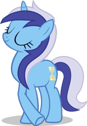 Size: 2095x3006 | Tagged: safe, imported from derpibooru, minuette, pony, unicorn, crossed hooves, eyes closed, female, mare, simple background, solo, transparent background