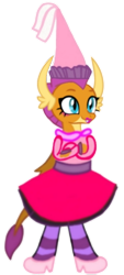 Size: 424x938 | Tagged: safe, artist:darlycatmake, imported from derpibooru, smolder, dragon, 1000 hours in ms paint, beautiful, beautiful eyes, beautiful hair, clothes, cosplay, costume, crossed arms, cute, dragon tail, dragon wings, dragoness, dress, dress up, female, happy, hennin, lips, lipstick, long socks, looking at someone, looking at you, majestic, miniskirt, pretty, princess, princess smolder, proud, shoes, simple background, skirt, smiling, smiling at you, smolderbetes, socks, solo, tail, transparent background, wide eyes, wings