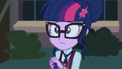 Size: 3410x1920 | Tagged: safe, imported from derpibooru, screencap, sci-twi, twilight sparkle, equestria girls, friendship games, canterlot high, female, glasses, high res, magic capture device, solo