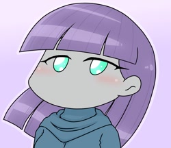 Size: 740x640 | Tagged: safe, artist:batipin, imported from derpibooru, maud pie, equestria girls, chibi, female, no mouth, no nose, solo