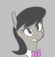 Size: 183x192 | Tagged: safe, artist:rirurirue, octavia melody, earth pony, pony, aggie.io, female, frown, lowres, mare, simple background