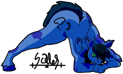 Size: 1157x702 | Tagged: safe, artist:scales, imported from derpibooru, oc, oc only, oc:night skies, anthro, bat pony, ass, bandaid, bandaid on nose, butt, face down ass up, green eyes, jack-o challenge, large butt, simple background, solo, white background