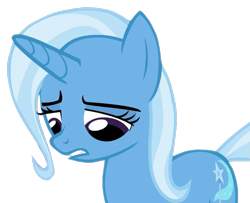 Size: 781x633 | Tagged: safe, artist:twilyisbestpone, edit, edited screencap, imported from derpibooru, screencap, trixie, pony, unicorn, no second prances, season 6, background removed, female, mare, not a vector, sad, simple background, solo, transparent background