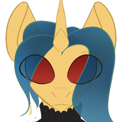 Size: 3096x3096 | Tagged: safe, artist:watashiao, imported from derpibooru, oc, oc only, oc:wata, pony, unicorn, dripping eyes, ears up, looking at you, male, simple background, solo, stallion, transparent background