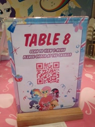 Size: 1200x1600 | Tagged: safe, imported from derpibooru, applejack, fluttershy, pinkie pie, rainbow dash, rarity, twilight sparkle, alicorn, cafe, g4.5, kumoya, menu, singapore, twilight sparkle (alicorn)