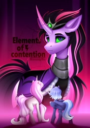 Size: 1527x2160 | Tagged: safe, artist:buvanybu, imported from derpibooru, princess celestia, princess luna, twilight sparkle, pegasus, pony, unicorn, alternate universe, pegasus luna, race swap, unicorn celestia, unicorn twilight