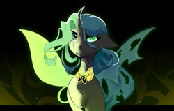 Size: 3591x2286 | Tagged: source needed, safe, artist:kisselmr, imported from derpibooru, queen chrysalis, changeling, alternate universe, solo