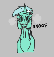 Size: 189x199 | Tagged: safe, lyra heartstrings, pony, unicorn, aggie.io, breath, female, huge nostrils, lowres, mare, simple background, smiling, whiskers