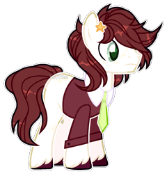 Size: 1401x1459 | Tagged: safe, artist:toffeelavender, imported from derpibooru, oc, oc only, earth pony, pony, base used, clothes, ear piercing, earth pony oc, male, necktie, piercing, simple background, solo, stallion, transparent background, unshorn fetlocks