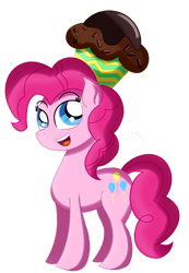 Size: 1280x1855 | Tagged: safe, artist:moonlightatlm, imported from derpibooru, pinkie pie, earth pony, pony, female, open mouth, simple background, solo, transparent background