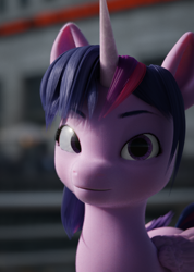 Size: 1080x1520 | Tagged: source needed, safe, artist:lun4, imported from derpibooru, twilight sparkle, alicorn, pony, 3d, 3d model, g4, g4 to g5, g5, hilarious in hindsight, solo, twilight sparkle (alicorn)